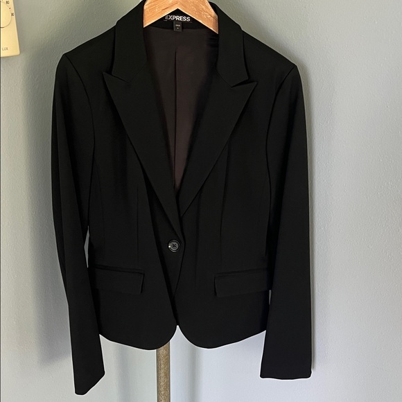Express Women's Classic Black Suit Jacket - Picture 1 of 3